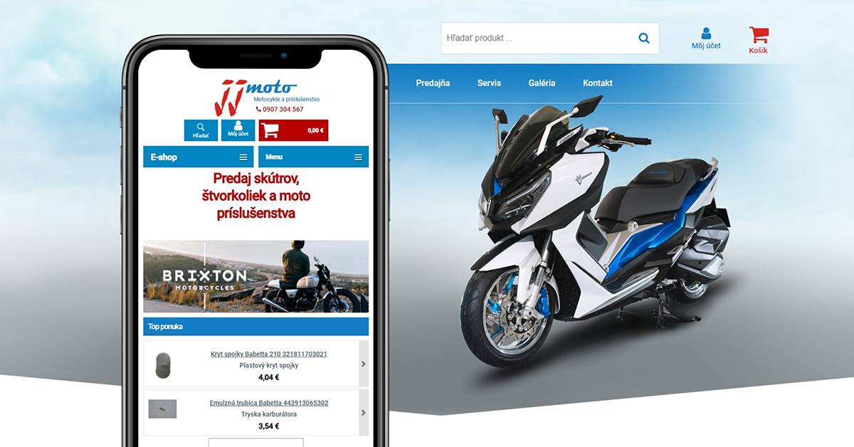 Nae sksenosti so zaloenm e-shopu jjmoto.sk