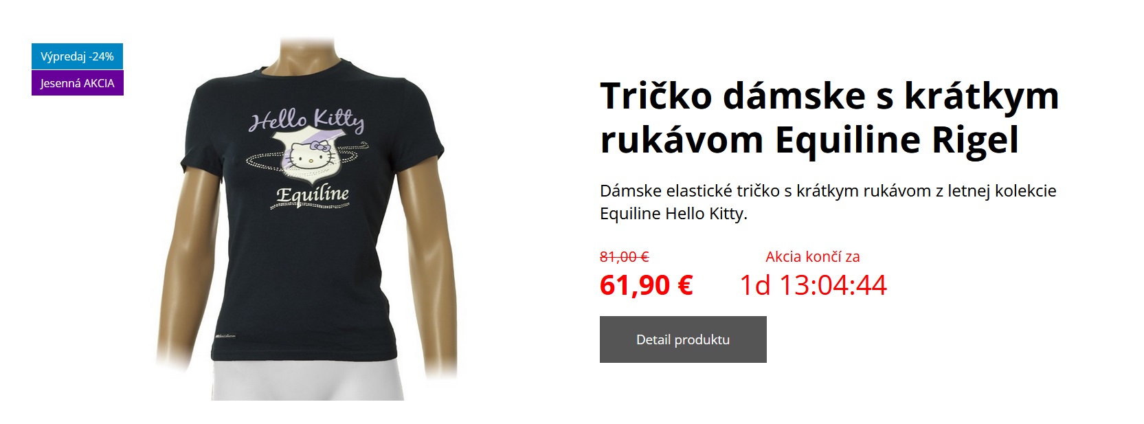 Produktov baner v eshope s odpotavanm konca akcie vlastnho stavu produktu